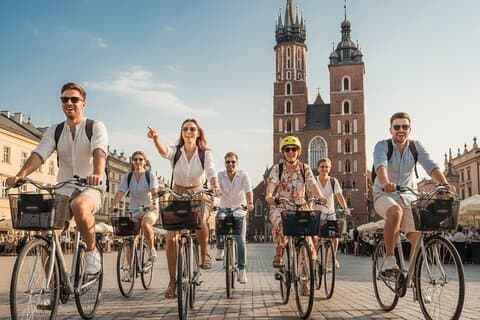 Krakow Highlights Bike Tour: Old Town & Kazimierz (4 Hours) - www.bikekrakow.pl