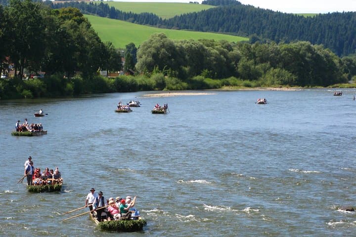 DUNAJEC River Gorge traditional rafting, PRIVATE TOUR from Krakow