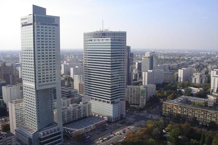 Modern downtown