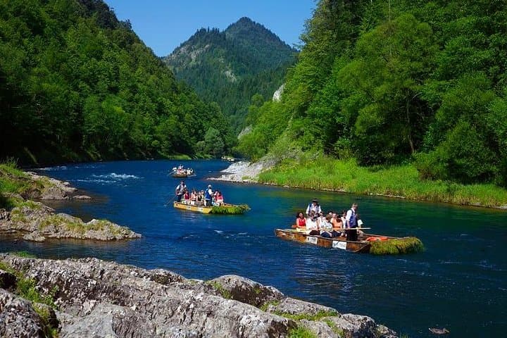 Dunajec River Gorge and Niedzica Castle from Krakow