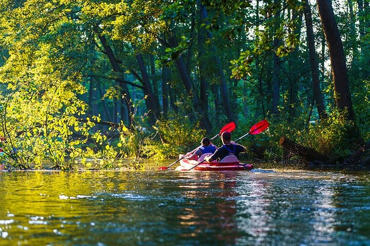 Kayak Poland Lubusz on the Pliszka River