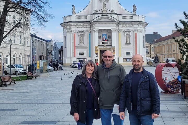 Touring Wadowice with Sara and Thomas