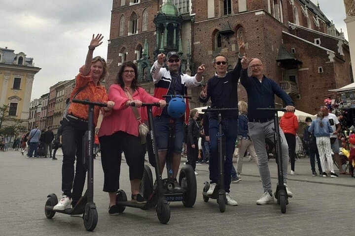 Old Town E-scooter Tour in Krakow