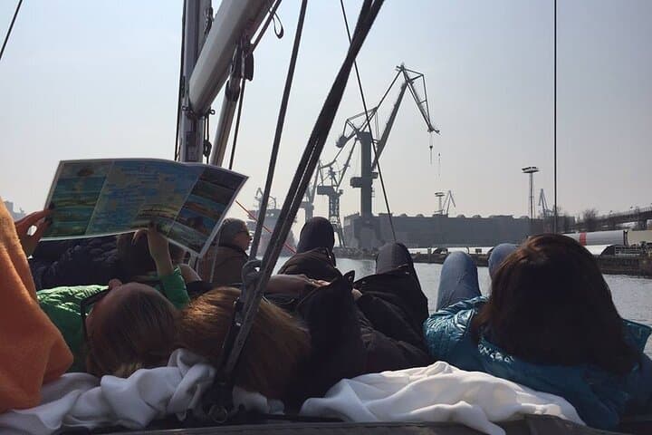 Gdansk Motlawa and Port Yacht Cruise with Welcome Drink
