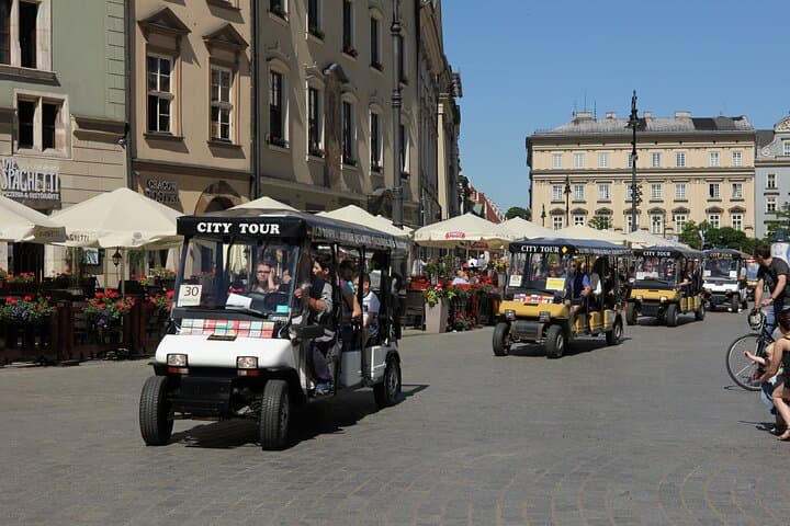 90 minutes Small Group Krakow City Tour by Electric Car