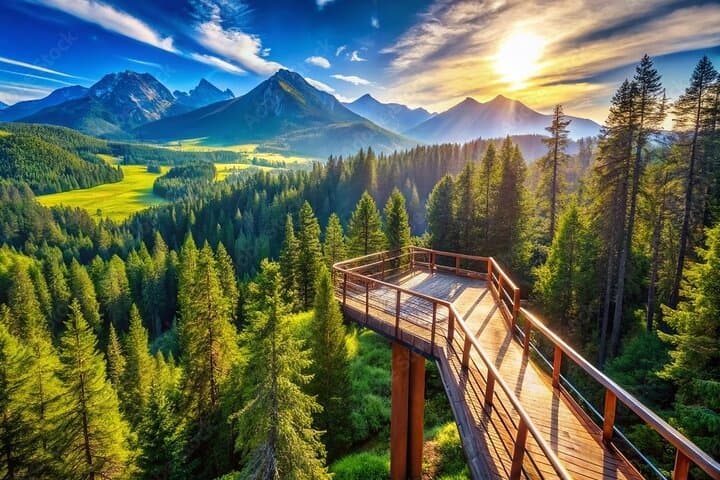 Dunajec River Gorge Rafting and Tree Top Walk from Krakow
