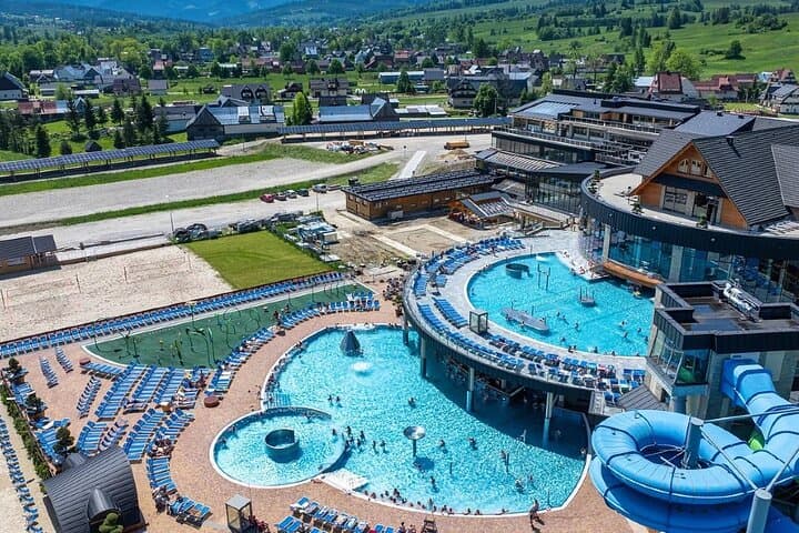 Zakopane day trip with Thermal Pools hotel pick-up small van
