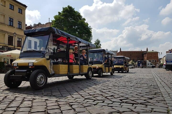 Krakow Electric Golf Buggy Tour with Hotel Pickup