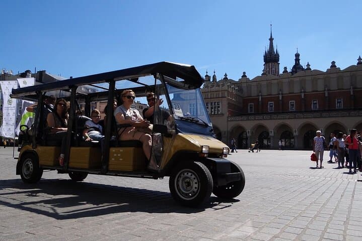Krakow Electric Golf Buggy Tour with Hotel Pickup