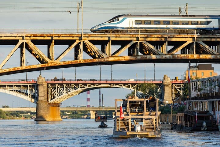 Vistula River Cruise with Polish Food and Drinks from Warsaw