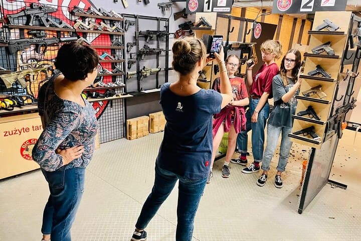 Krakow: Shooting Range Experience Small Group and Hotel Pick Up