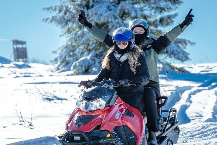 From Krakow Snowmobile with Thermal Pools and Hotel Pickup
