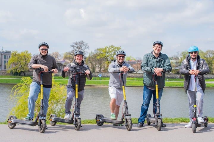 Old Town E-scooter Tour in Krakow