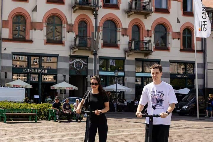 Old Town E-scooter Tour in Krakow