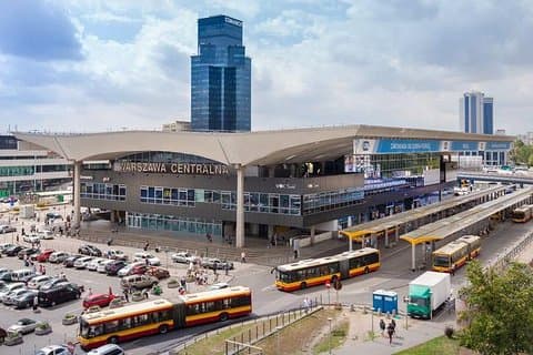 Private transfer from any location in Warsaw to Central Railway Station