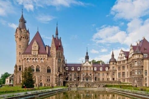 Self Guided Tour to Moszna Castle from Wroclaw