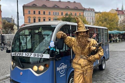 Wroclaw Dwarfs and Sightseeing E-Car Tour