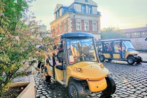 Krakow: Jewish Quarter and Ghetto Sightseeing Golf Cart Tour