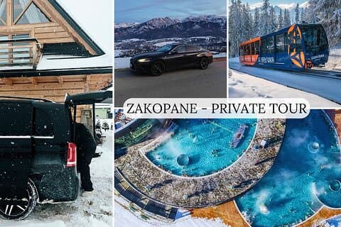 Zakopane Private day trip from Krakow with Hot Springs, Cable Car