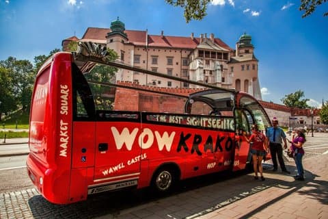 Krakow City Sightseeing Hop-On Hop-Off Bus with Audio Guide - 24h