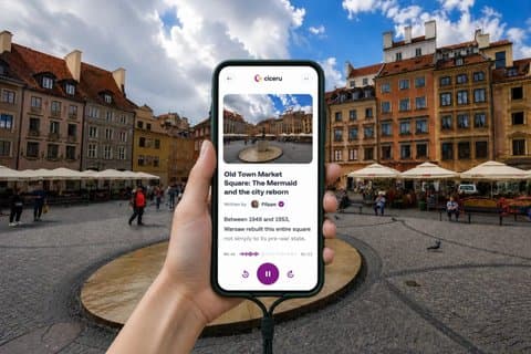 Warsaw Self Guided Walking Tour Landmarks with Audio and Quiz