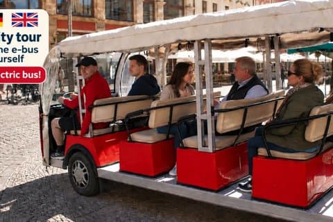 Wroclaw tour, licensed guide + electric car, 2h, gr. 13-16 people
