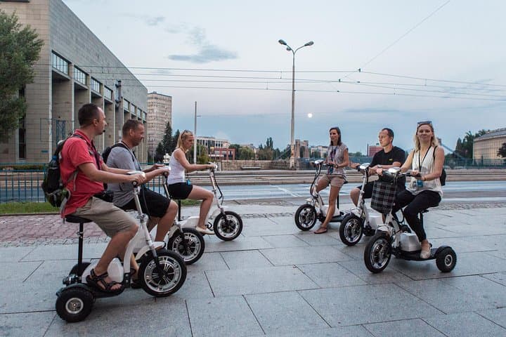 The Grand E-Scooter (3 wheeler) Tour of Wroclaw - everyday tour at 9:30 am