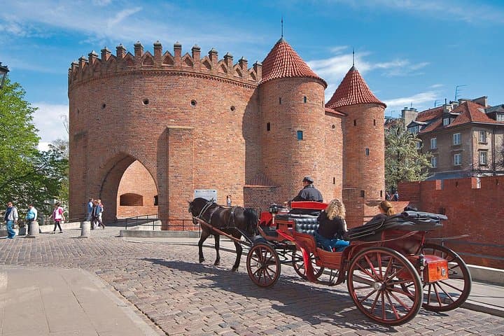 Warsaw Afternoon, panoramic view, guided, public city tour with pick up&drop off
