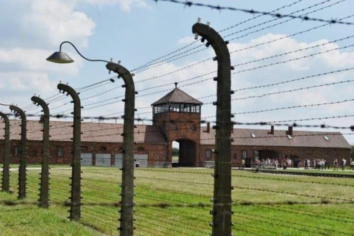 Main gate Birkenau camp