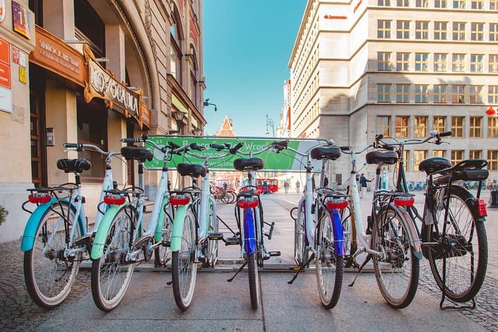 Bikes at the Touristic Information