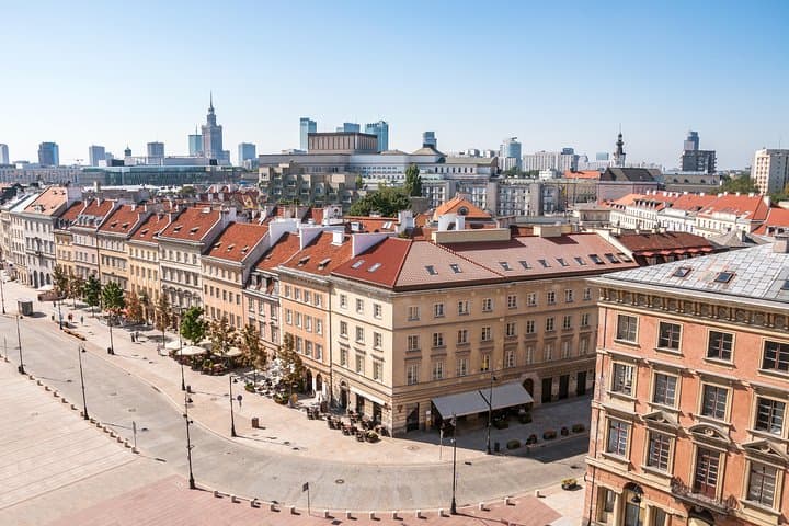 Warsaw Morning, Guided, Panoramic View, public city tour with hotel pick up
