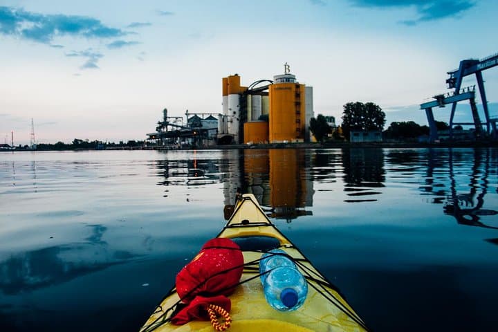 Sunset kayak tour in Gdansk