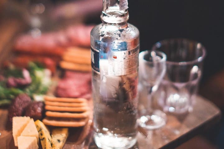 Polish style tapas and vodka