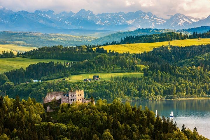 The cycling tour and Dunajec River Gorge rafting- private tour from Krakow
