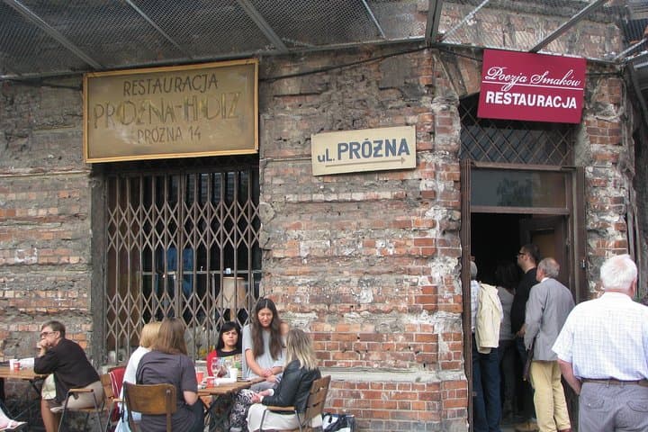 The preserved last ghetto terrace