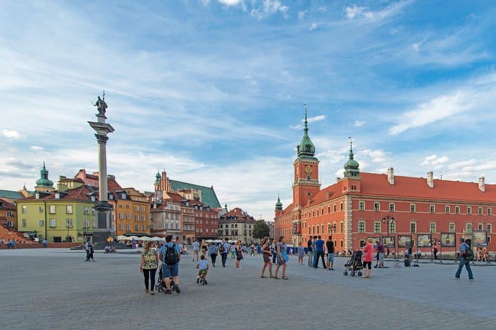 Castle Square from Warsaw Tourist Organization archive