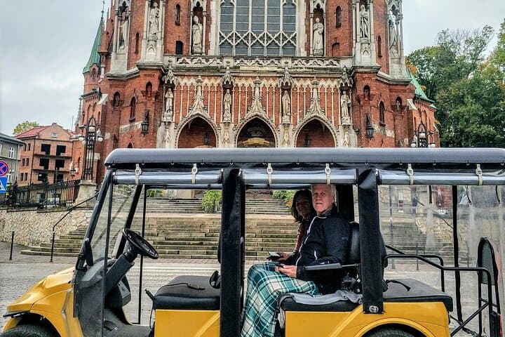 Krakow Jewish Quarter and Ghetto Tour by Electric Golf Cart