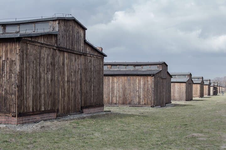 Auschwitz II Birkenau - Wooden barracks