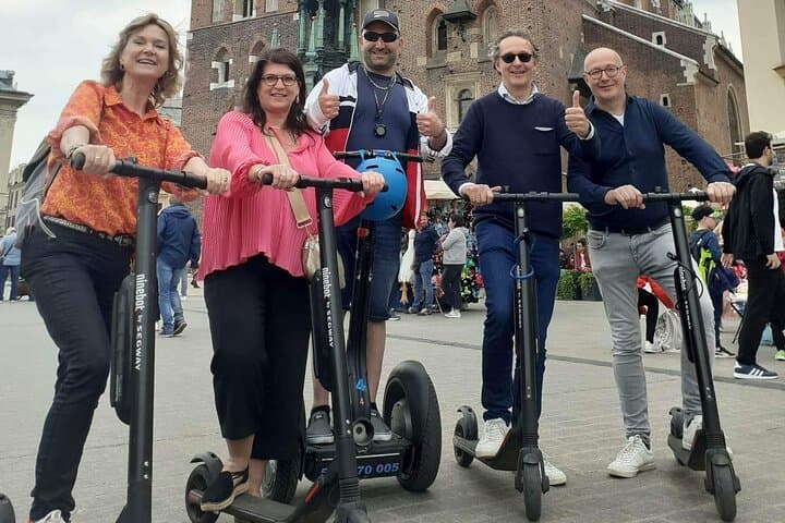 Krakow: E-scooter tour of the Jewish Quarter