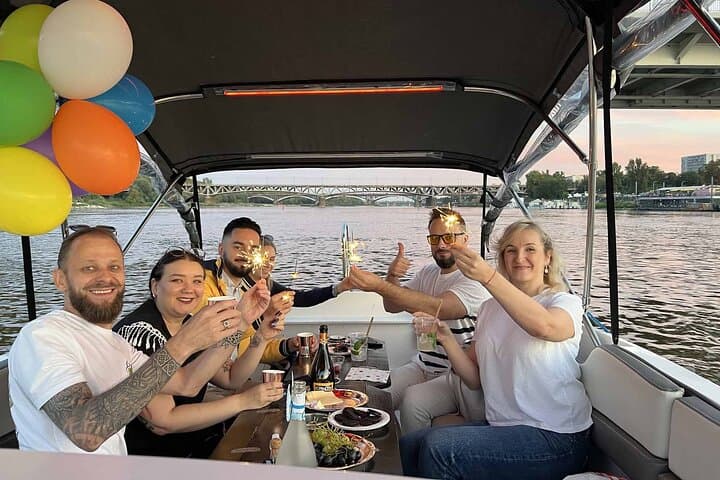 Private Cruise on Vistula in Warsaw for 9 with our Helmsman