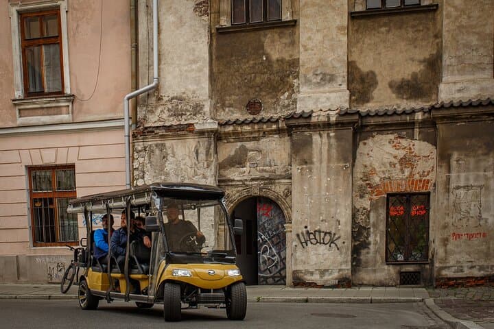 Krakow: Extended City Sightseeing Tour Electric Buggy Golf Cart