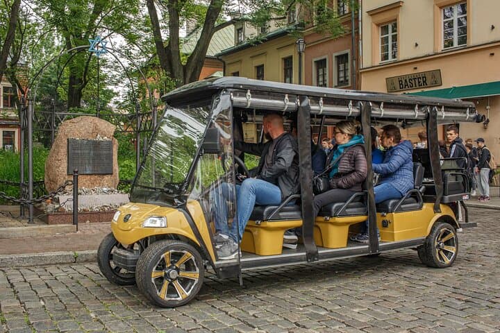 Krakow: Extended City Sightseeing Tour Electric Buggy Golf Cart