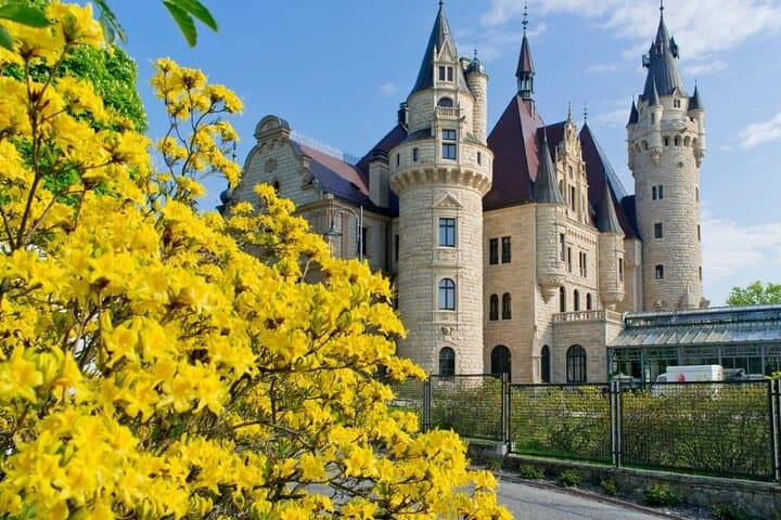 Self Guided Tour to Moszna Castle from Wroclaw