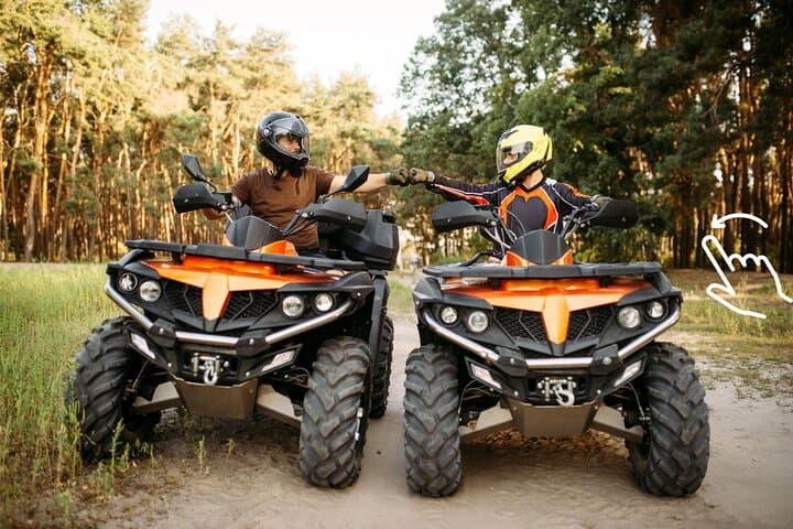 Krakow: Extreme Off-Road Quad Bike Tour with BBQ Lunch