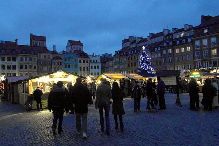 Festive Wonders 3 Hour Walking Tour with Warsaw Christmas Market