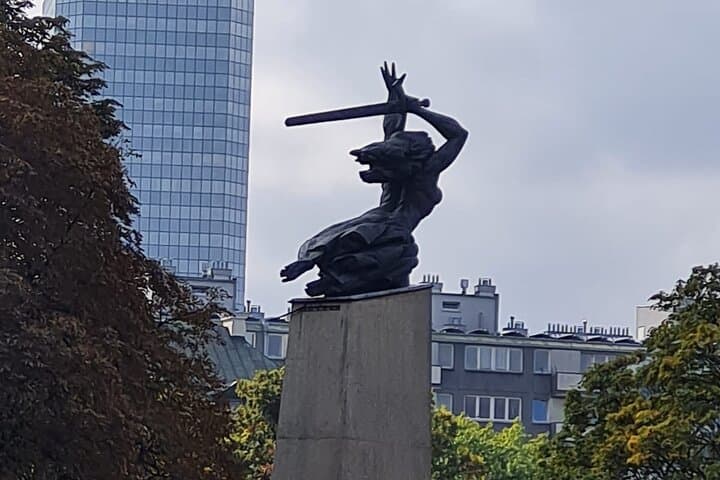 Warsaw Nike, the monument of Heroes of Warsaw