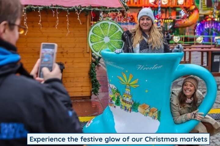Experience the festive glow of our Christmas markets