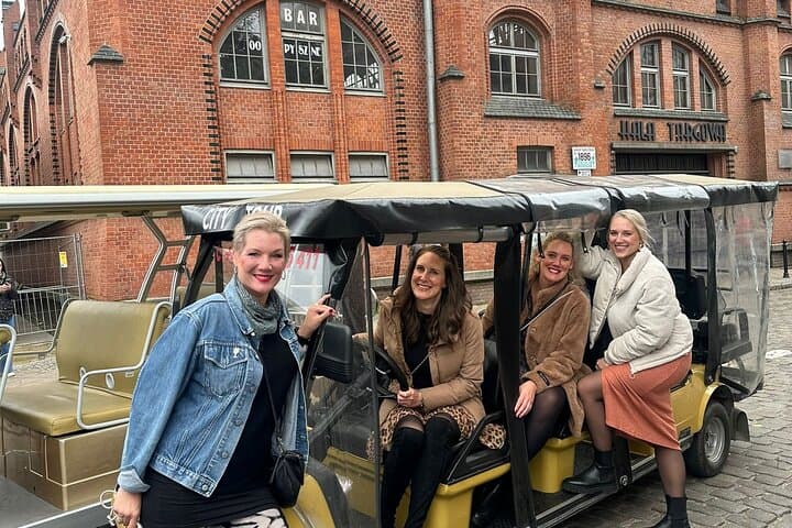Gdansk: NO LIMIT BEER City Tour Sightseeing by Buggy Golf Cart