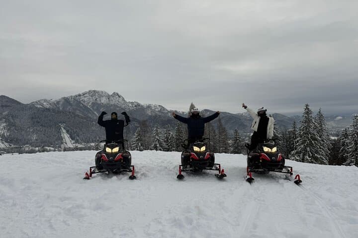 Snowmobile & Quad Adventure with Bonfire from Krakow