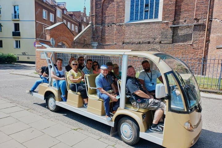 Gdansk Highlights Sightseeing City Tour by Golf Cart Buggy
